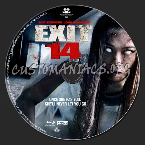 Exit 14 blu-ray label