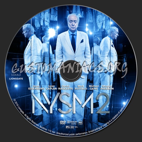 Now You See Me 2 dvd label