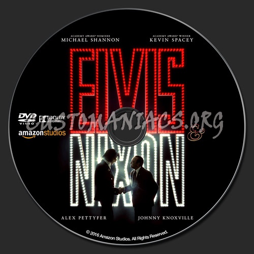 Elvis & Nixon dvd label