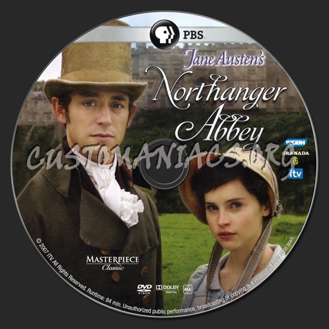 Northanger Abbey dvd label