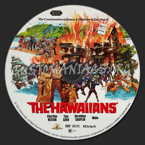 The Hawaiians dvd label