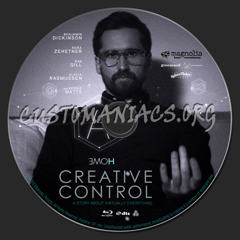 Creative Control blu-ray label