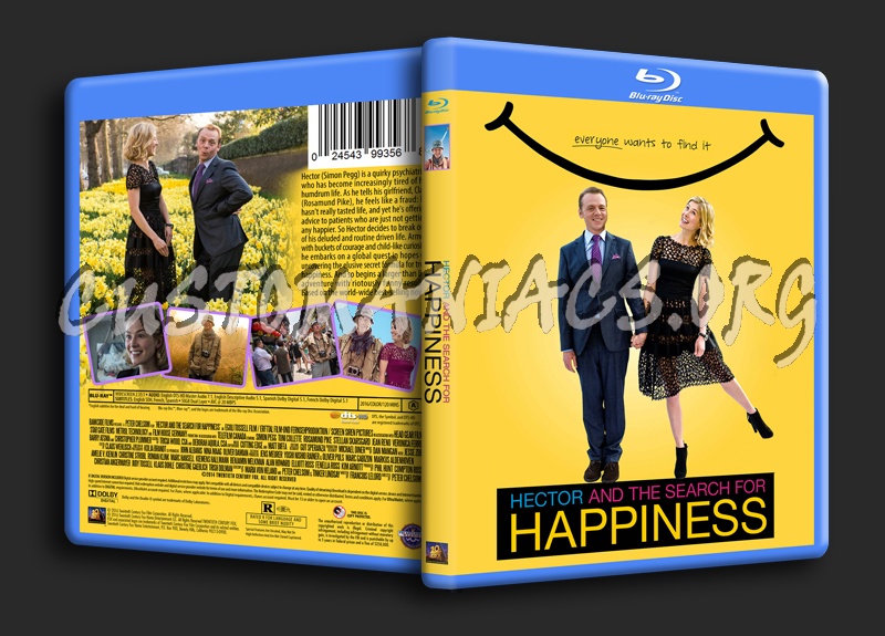 Hector and the Search For Happiness blu-ray cover