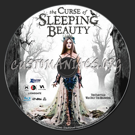 The Curse of Sleeping Beauty blu-ray label