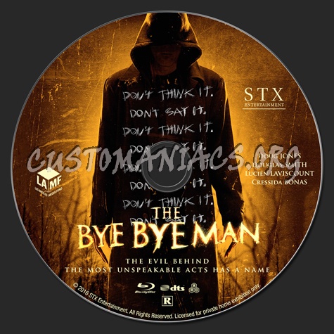 Bye Bye Man blu-ray label