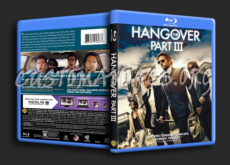 The Hangover III blu-ray cover