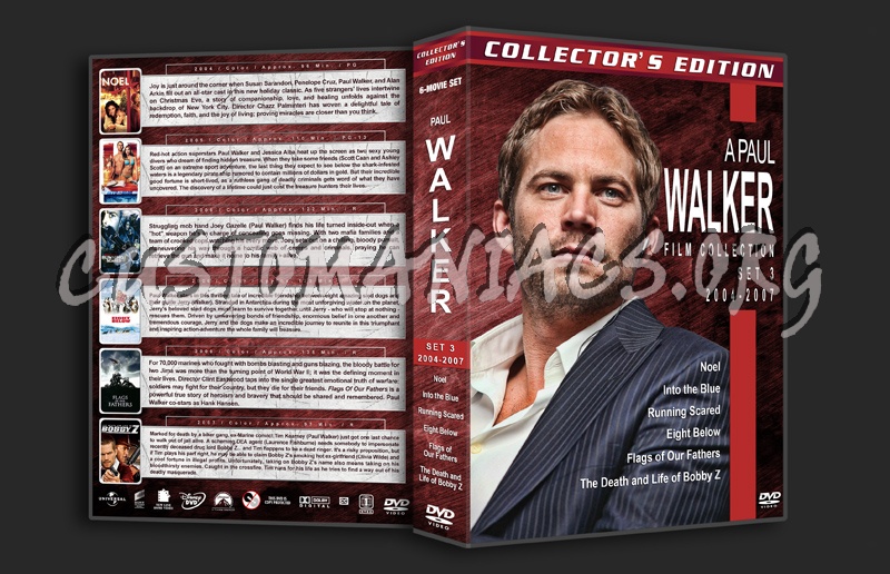 Paul Walker Filmography - Set 3 (2004-2007) dvd cover