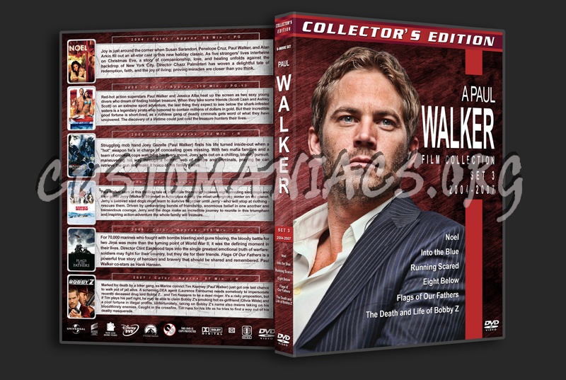 Paul Walker Filmography - Set 3 (2004-2007) dvd cover