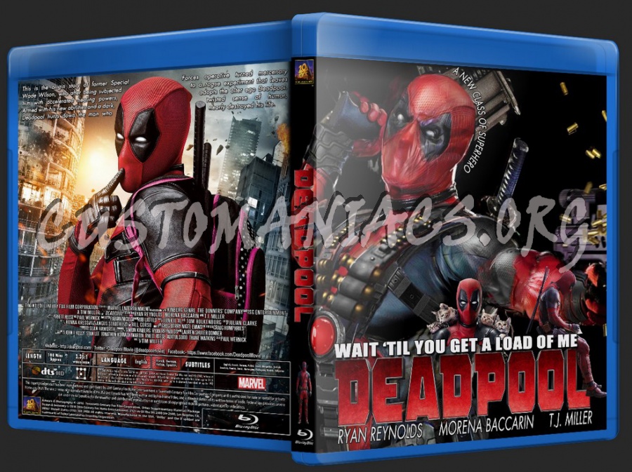 Deadpool blu-ray cover