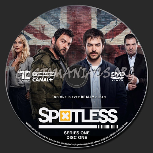 Spotless Series 1 dvd label