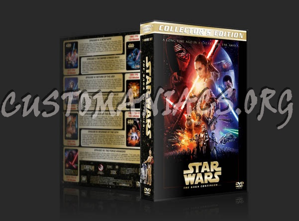 Star Wars: The Saga Continues... dvd cover - DVD Covers & Labels by