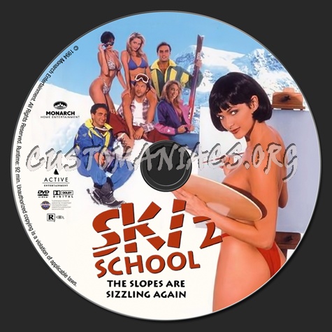 Ski School 2 dvd label