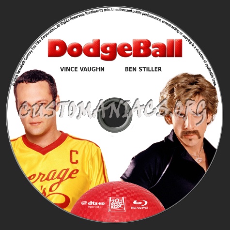 Dodgeball blu-ray label