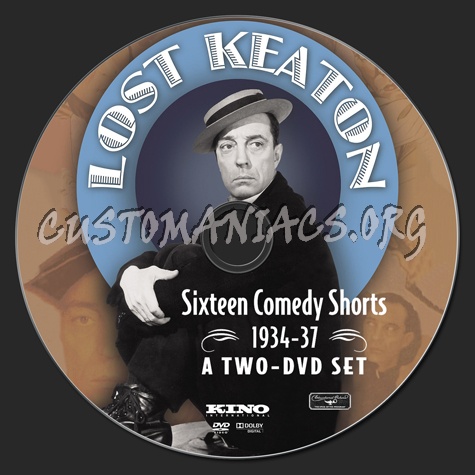 Buster Keaton: Sixteen Comedy Shorts dvd label