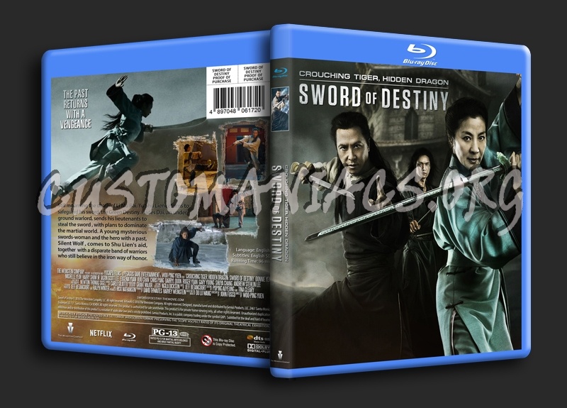 Crouching Tiger, Hidden Dragon Sword of Justice blu-ray cover