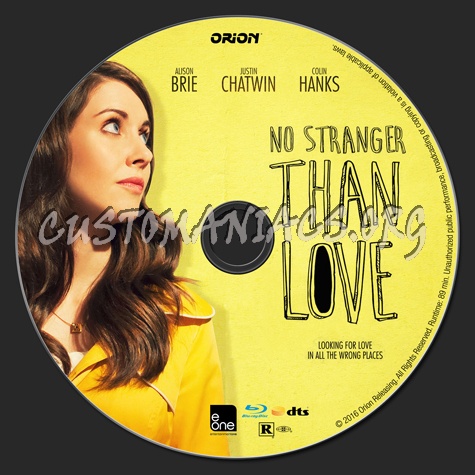 No Stranger Than Love blu-ray label