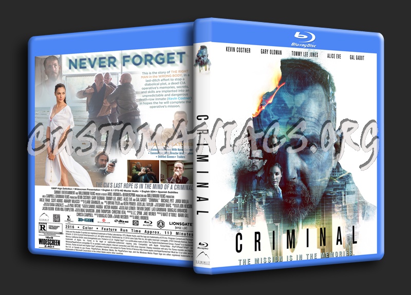 Criminal dvd cover