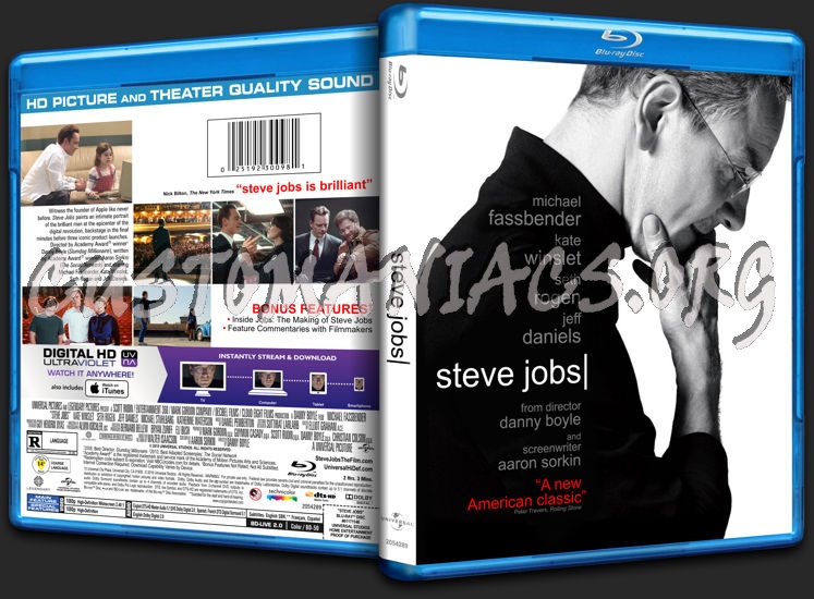 Steve Jobs blu-ray cover