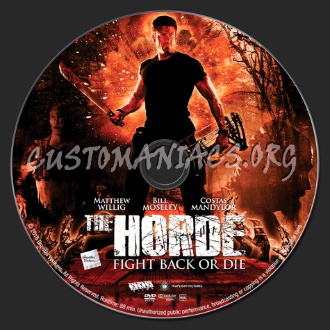 The Horde dvd label