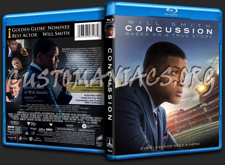 Concussion blu-ray cover