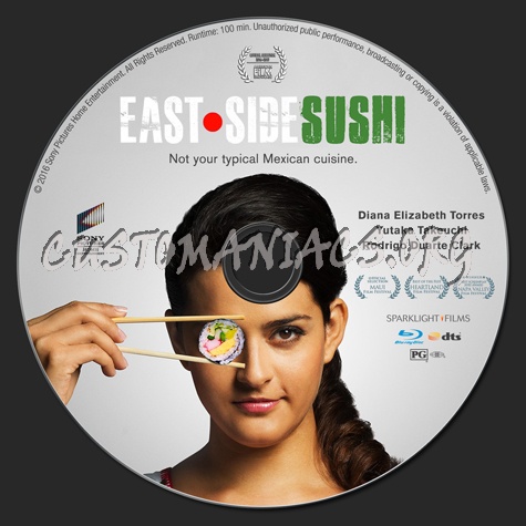 East Side Sushi blu-ray label