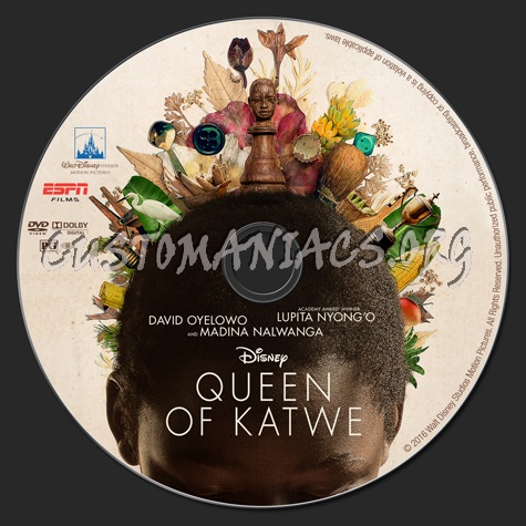 Queen of Katwe dvd label