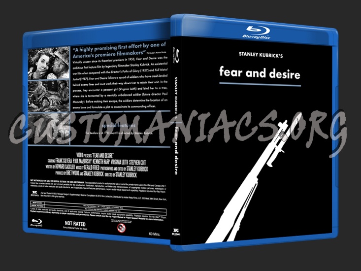 Stanley Kubrick's Fear and Desire blu-ray cover