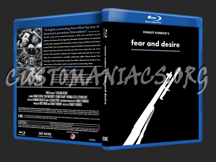 Stanley Kubrick's Fear and Desire blu-ray cover