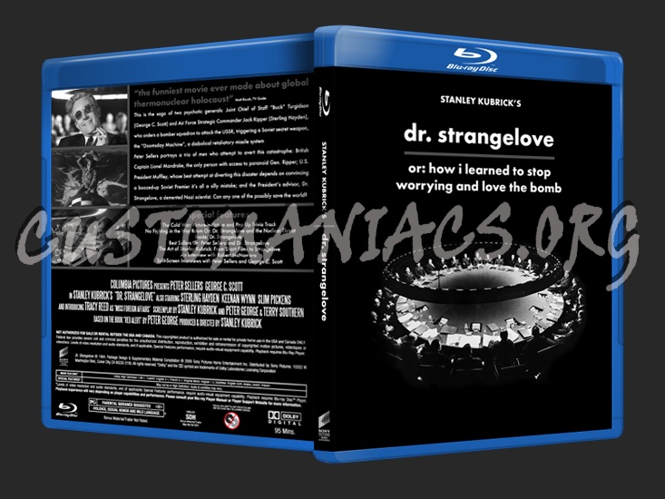 Stanley Kubrick's Dr. Strangelove blu-ray cover