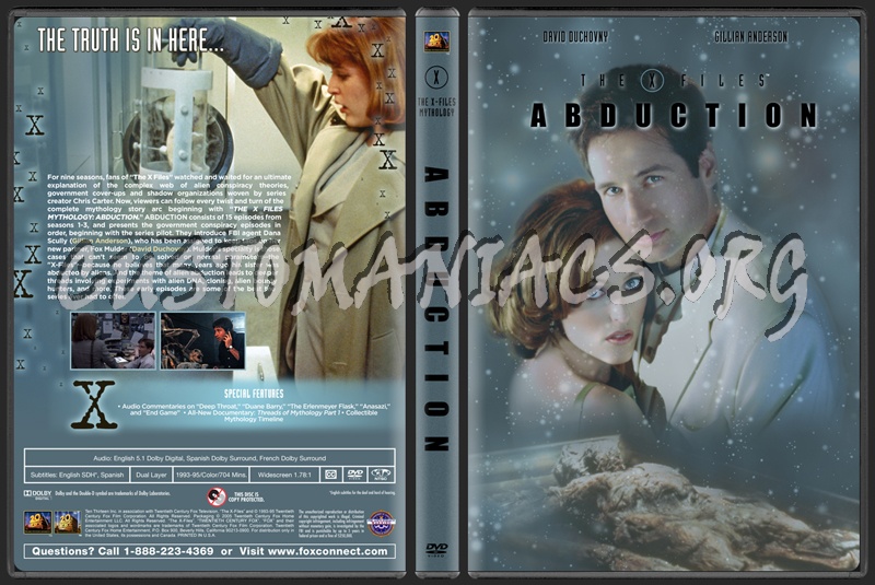 The X Files Mythology Vol. 1 Abduction dvd cover