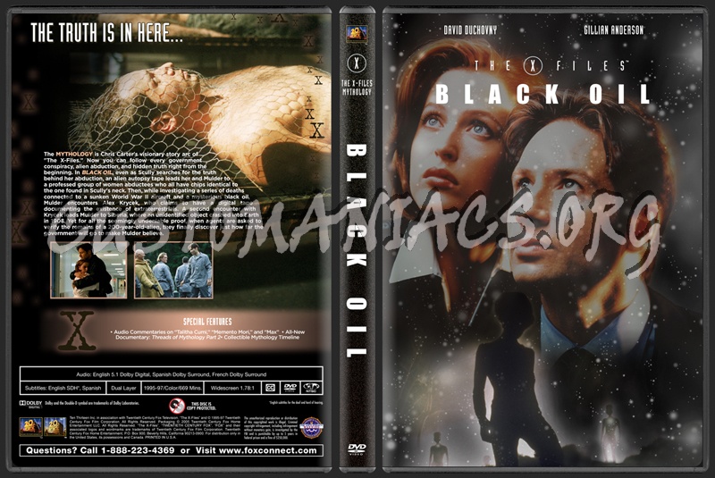 The X Files Mythology Vol. 2 Black Oil dvd cover