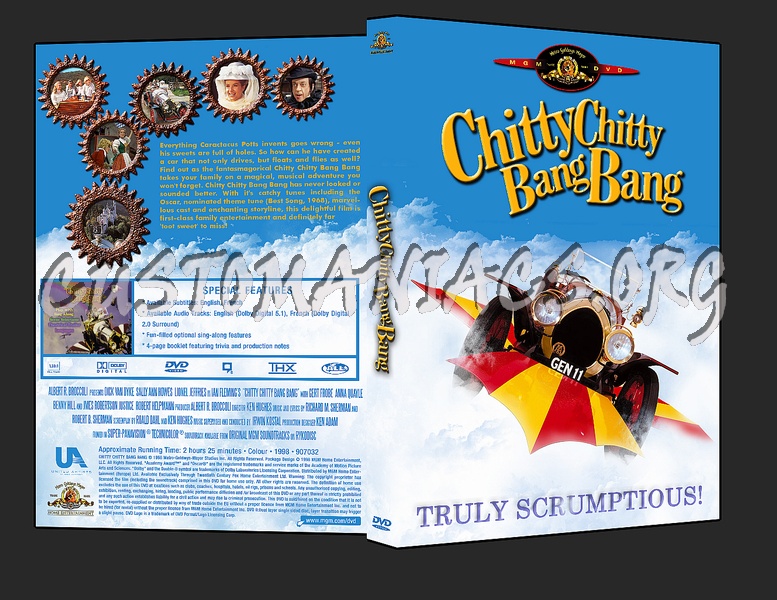 Chitty Chitty Bang Bang dvd cover