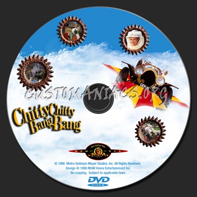 Chitty Chitty Bang Bang dvd label