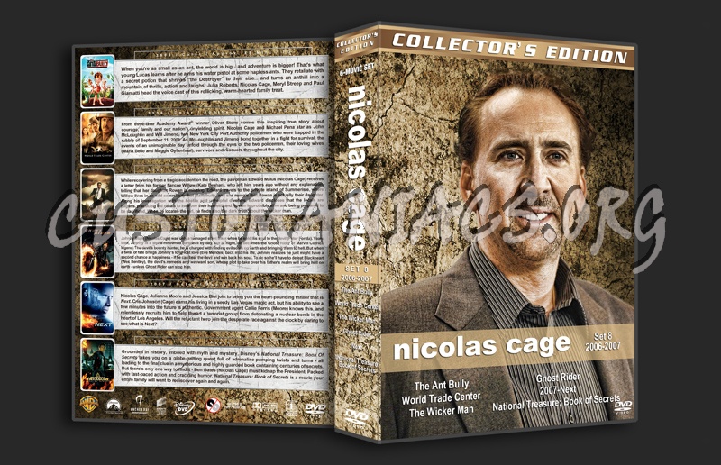 Nicolas Cage Filmography - Set 8 (2006-2007) dvd cover