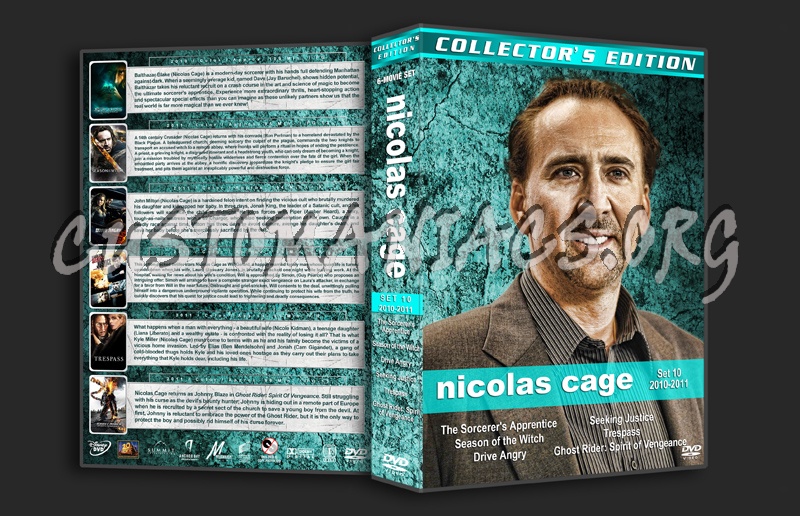 Nicolas Cage Filmography - Set 10 (2010-2011) dvd cover