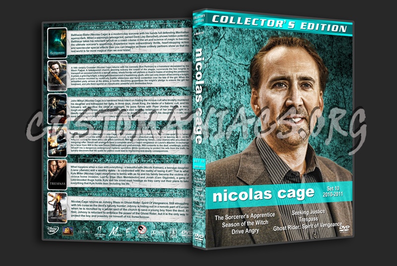 Nicolas Cage Filmography - Set 10 (2010-2011) dvd cover