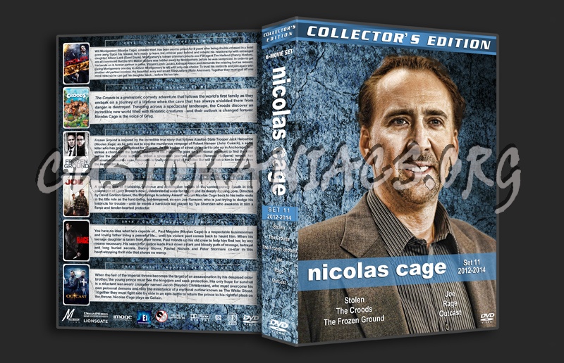 Nicolas Cage Filmography - Set 11 (2012-2014) dvd cover