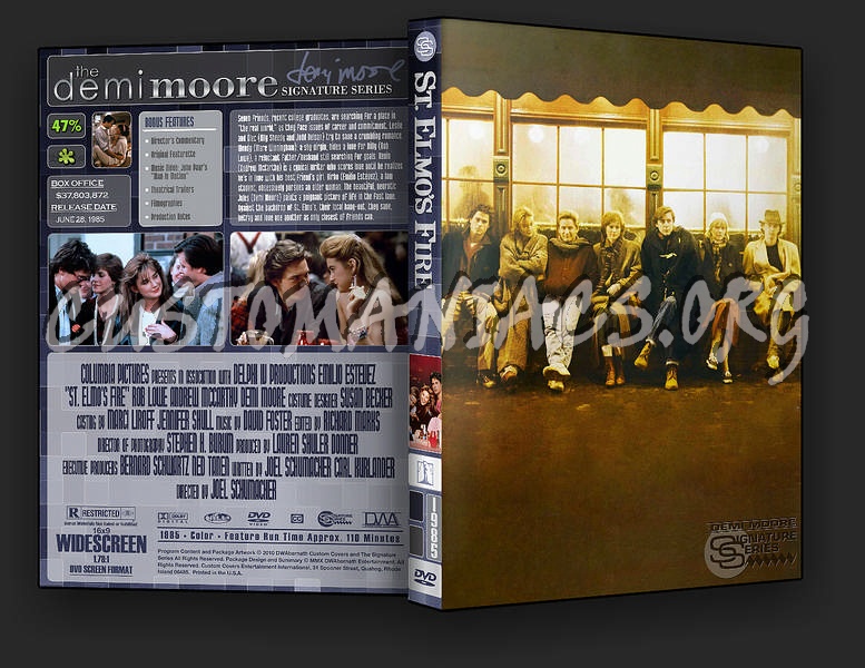 St Elmo's Fire dvd cover