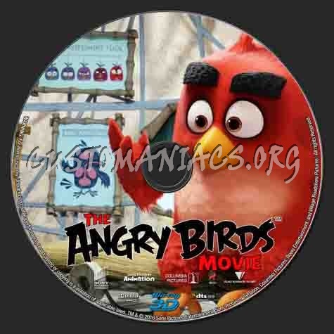 Angry Birds 2016 3D 2b blu-ray label