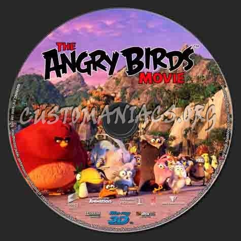 Angry Birds 2016 3D 5b blu-ray label