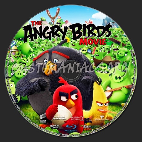 Angry Birds 2016 2D 7b blu-ray label