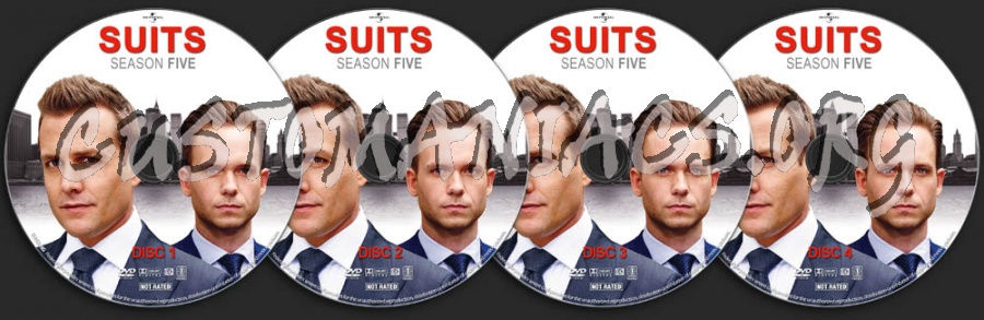 Suits - Season 5 dvd label