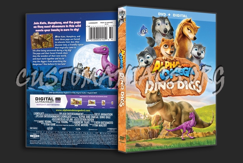 Alpha and Omega Dino Digs dvd cover DVD Covers Labels by