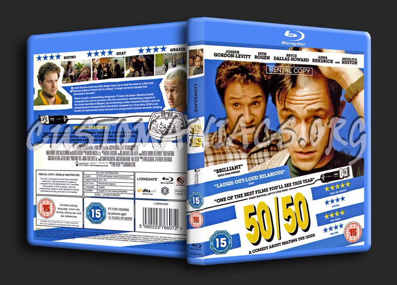 50/50 blu-ray cover