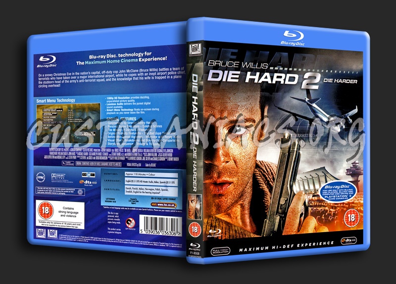 Die Hard 2: Die Harder blu-ray cover