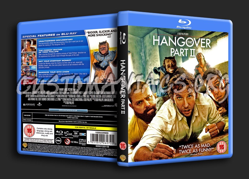 The Hangover Part 2 blu-ray cover