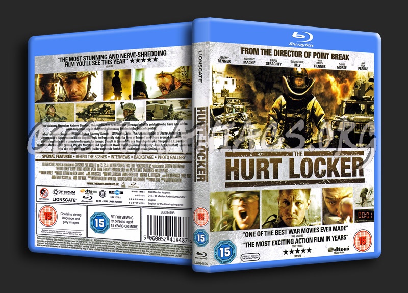 The Hurt Locker blu-ray cover