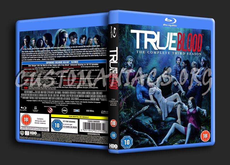 True Blood Season 3 blu-ray cover