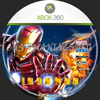 Iron Man dvd label