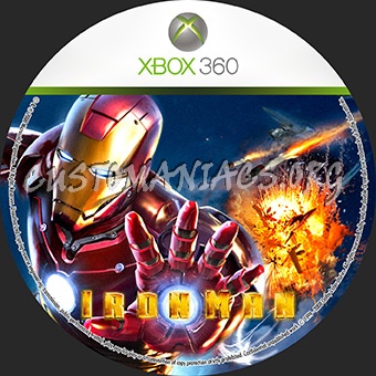 Iron Man dvd label